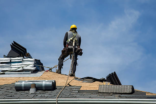 Professional Gutter Installation technician working in Whitewater, CO